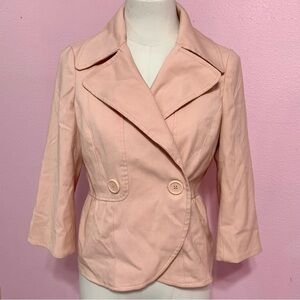 VTG Y2K Guess Blush Pink Blazer Jacket S